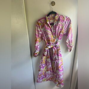 New Vera for Anthropologie Confetti midi dress